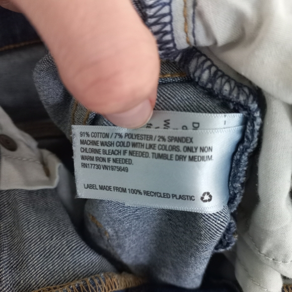 Universal Thread Shorts 2 26 High Rise Button Fly Denim Jean Cutoff - Picture 5 of 7